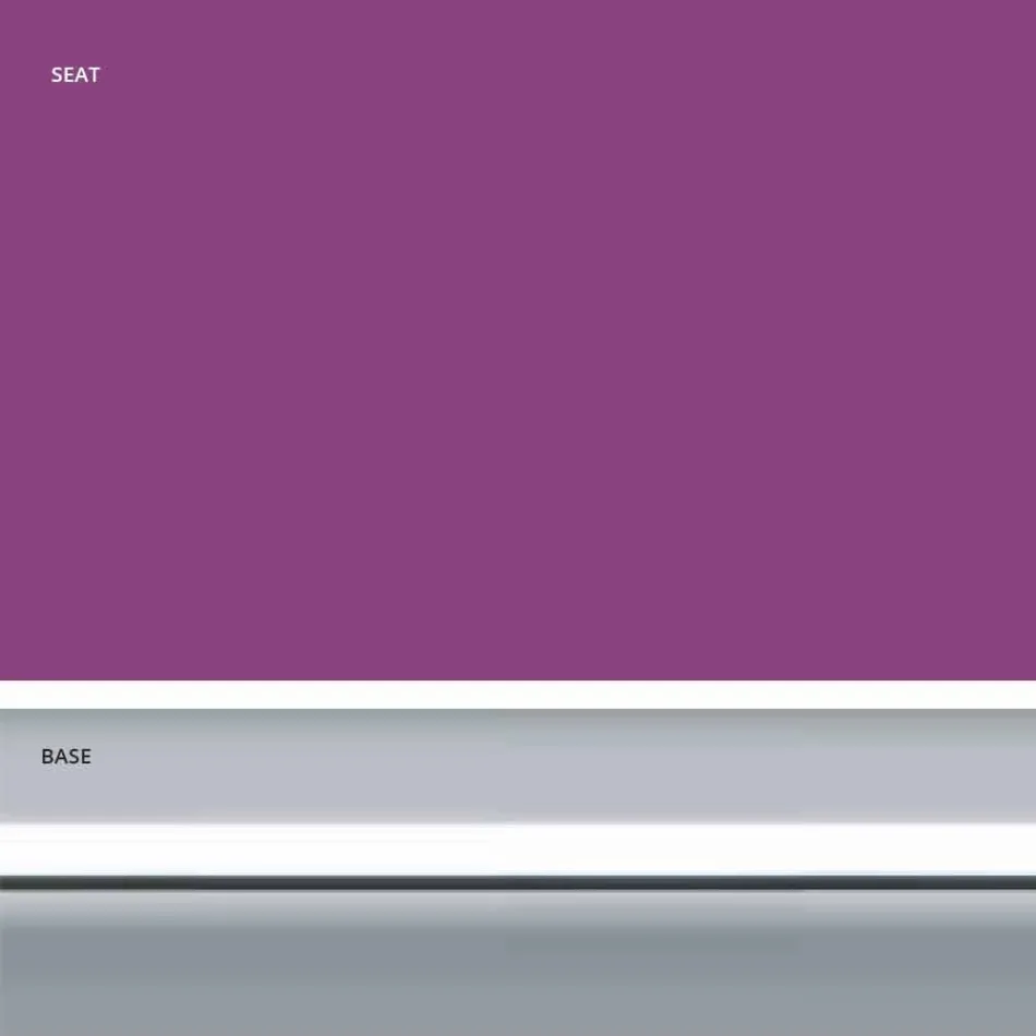 Stool fiks lëkure Faux, Dizajn modern H 65 cm - Alina Viadurini