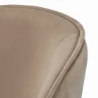 Karrocë rrotulluese me sedilje kadife dhe bazë çeliku Prodhuar në Itali - Adria Viadurini