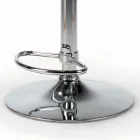 Karrige me rrotullim dhe lartësi të rregullueshme në kadife dhe çeliku - Alassio Viadurini