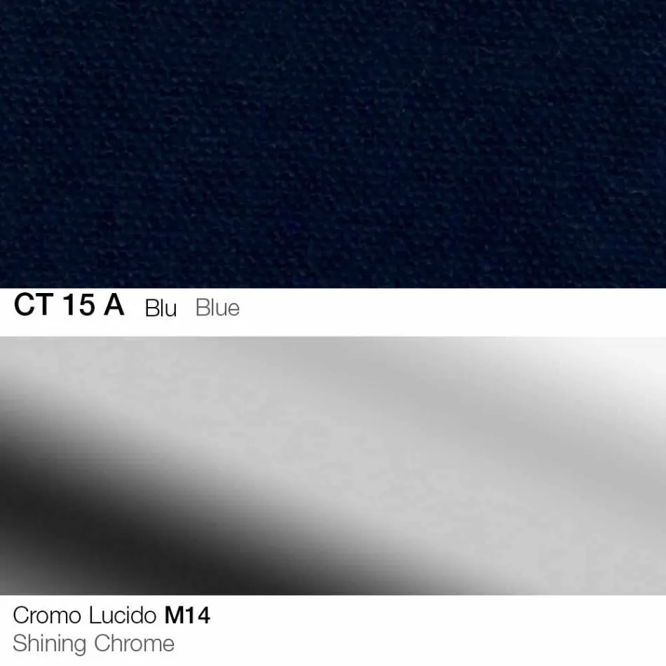 Stol i kthyeshëm në pëlhurë dhe çelik me ngritës të gazit prodhuar në Itali - Marchesi Viadurini