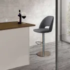 Stol i kthyeshëm në pëlhurë dhe çelik me ngritës të gazit prodhuar në Itali - Marchesi Viadurini