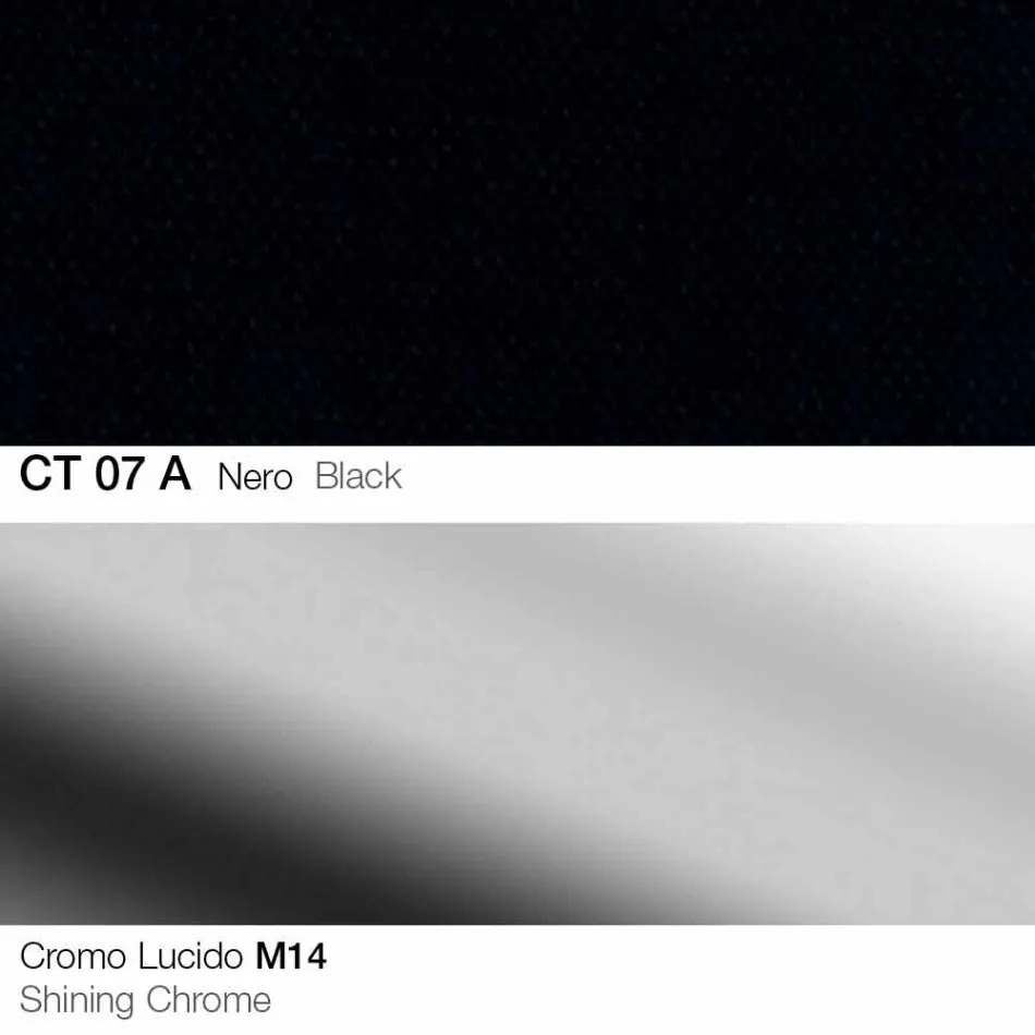 Stol i kthyeshëm në pëlhurë dhe çelik me ngritës të gazit prodhuar në Itali - Marchesi Viadurini