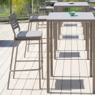 Karrige për stivim në natyrë në çelik të lyer Prodhuar në Itali - Nilda Viadurini