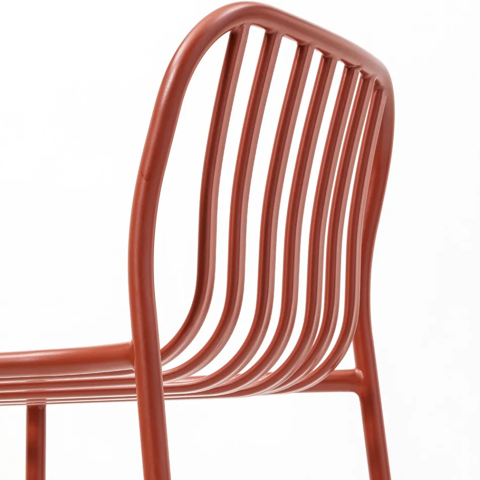 Stolisje metalike e jashtme e montuar e prodhuar në Itali 2 copë - thjesht Viadurini