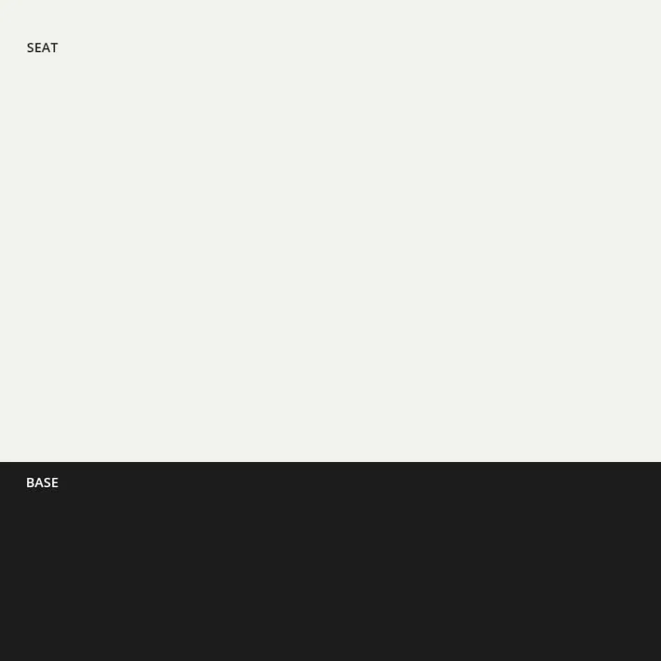 Stool i qëndrueshëm në metal dhe polipropileni i bërë në Itali, 2 copë - Charla Viadurini