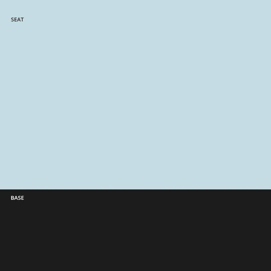 Stool i qëndrueshëm në metal dhe polipropileni i bërë në Itali, 2 copë - Charla Viadurini