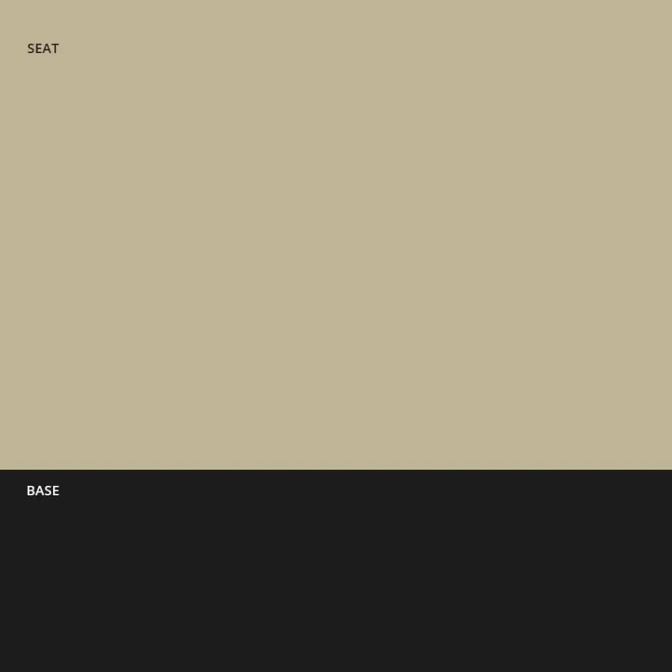 Stool i qëndrueshëm në metal dhe polipropileni i bërë në Itali, 2 copë - Charla Viadurini