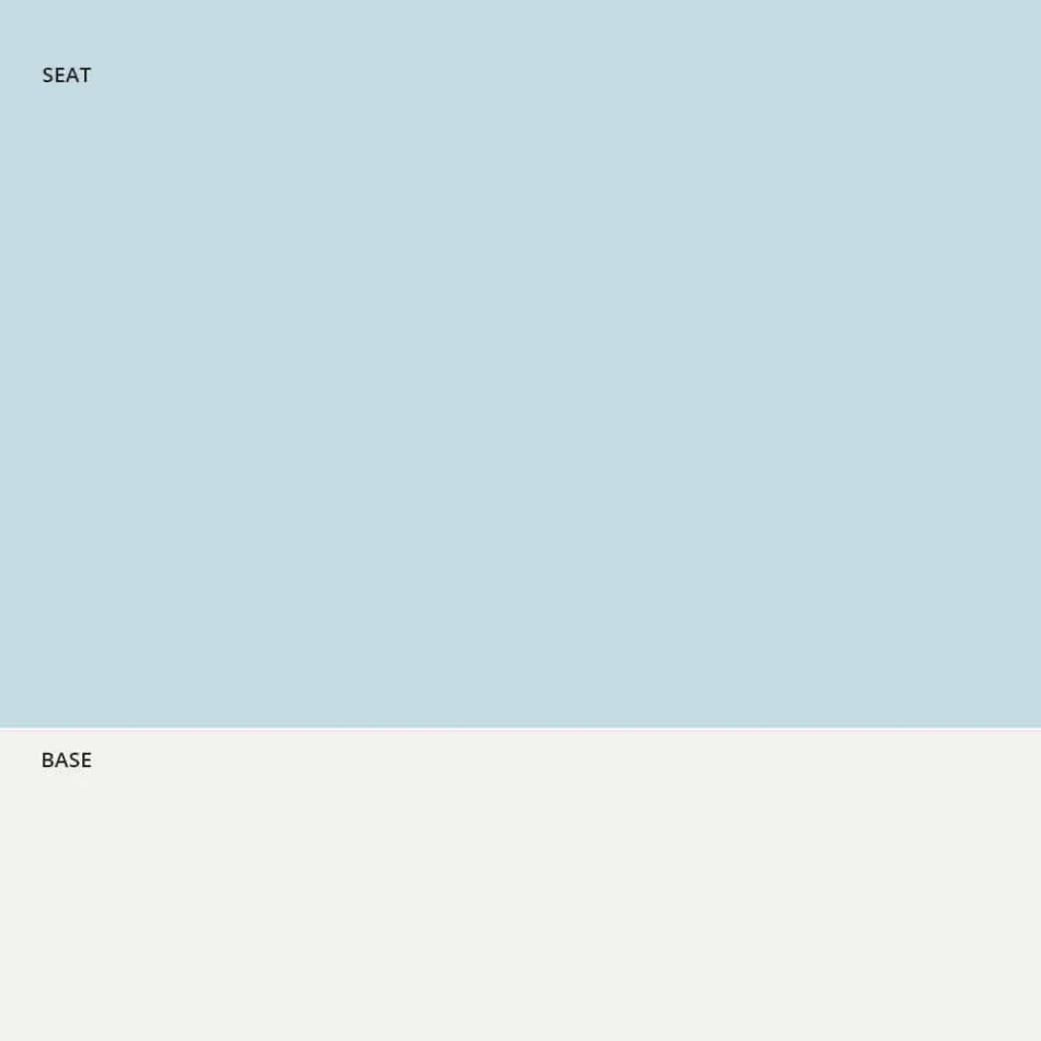 Stool i qëndrueshëm në metal dhe polipropileni i bërë në Itali, 2 copë - Charla Viadurini