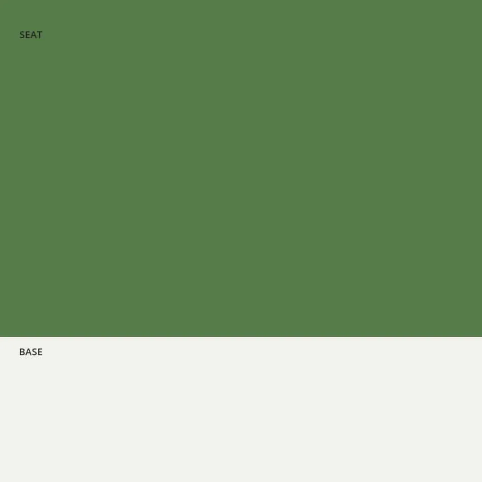 Stool i qëndrueshëm në metal dhe polipropileni i bërë në Itali, 2 copë - Charla Viadurini