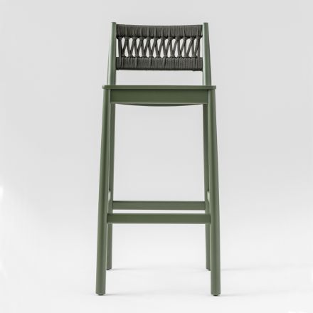 Karrige me ahu te ngurte me litar me ngjyra Prodhuar ne Itali - Nora Viadurini