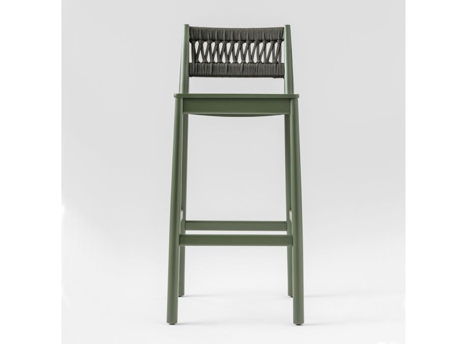 Karrige me ahu te ngurte me litar me ngjyra Prodhuar ne Itali - Nora Viadurini