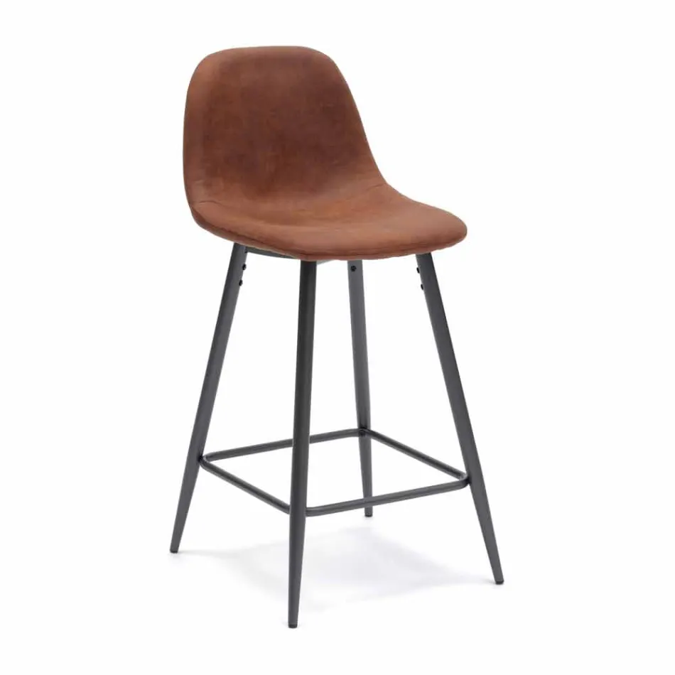 Gino artikuj prej lëkure moderne dhe stoli metalik Viadurini