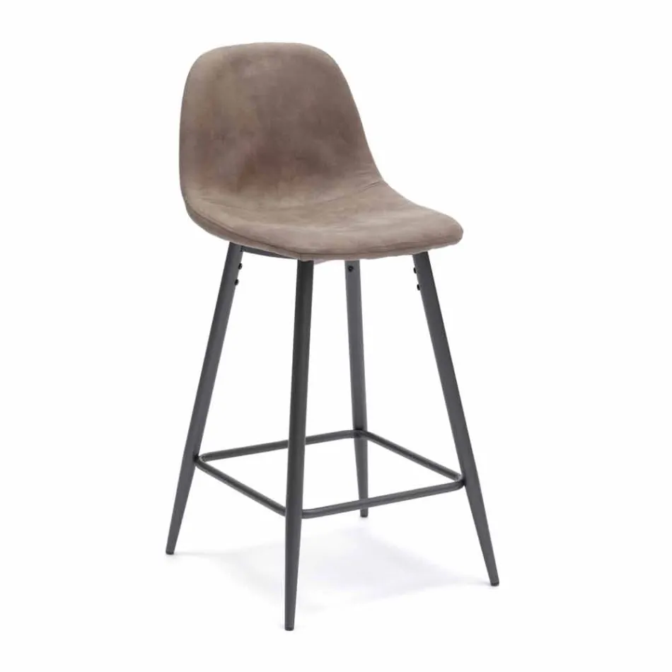 Gino artikuj prej lëkure moderne dhe stoli metalik Viadurini