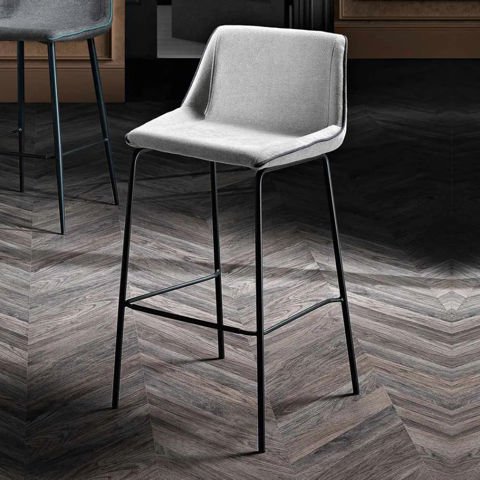 Karrige moderne me ngjyra metalike dhe pëlhure Prodhuar në Itali - Marianet Viadurini