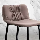 Karrige në pëlhurë me fibra dhe metal me efekt lëkure Prodhuar në Itali - Gohan Viadurini