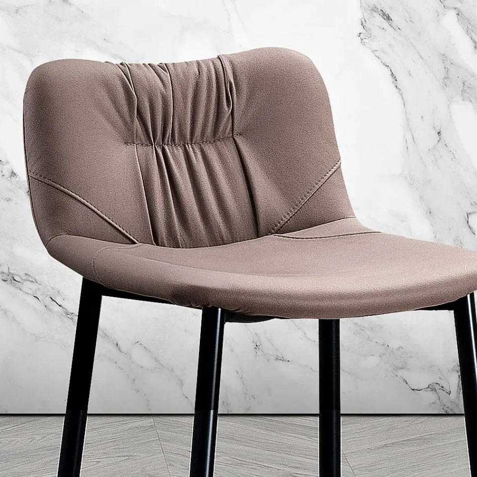 Karrige në pëlhurë me fibra dhe metal me efekt lëkure Prodhuar në Itali - Gohan Viadurini