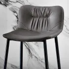 Karrige në pëlhurë me fibra dhe metal me efekt lëkure Prodhuar në Itali - Gohan Viadurini