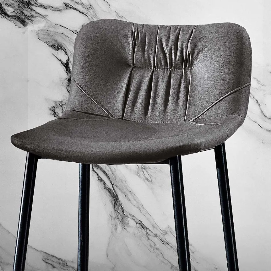 Karrige në pëlhurë me fibra dhe metal me efekt lëkure Prodhuar në Itali - Gohan Viadurini