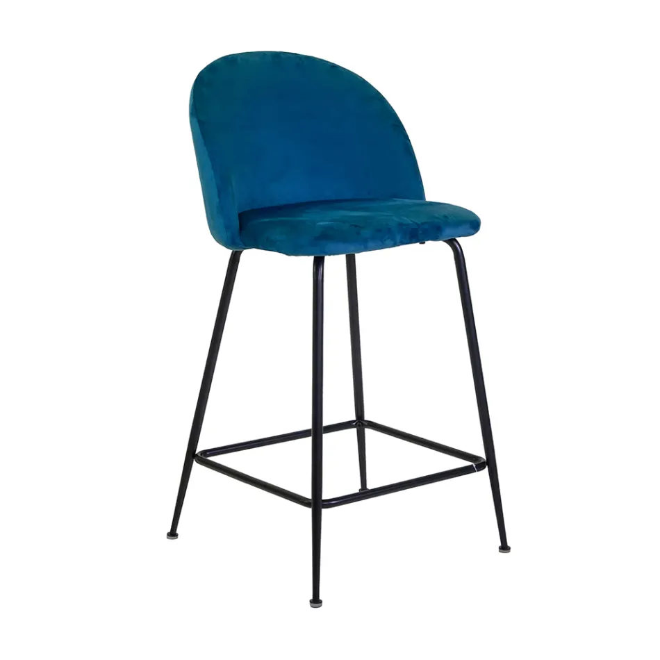 Karrocë kadifeje me kornizë metalike në dekorime të ndryshme - Penna Viadurini