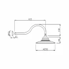 Kreu dushi çeliku klasik me krah dushi bronzi prodhuar në Itali - Jeko Viadurini