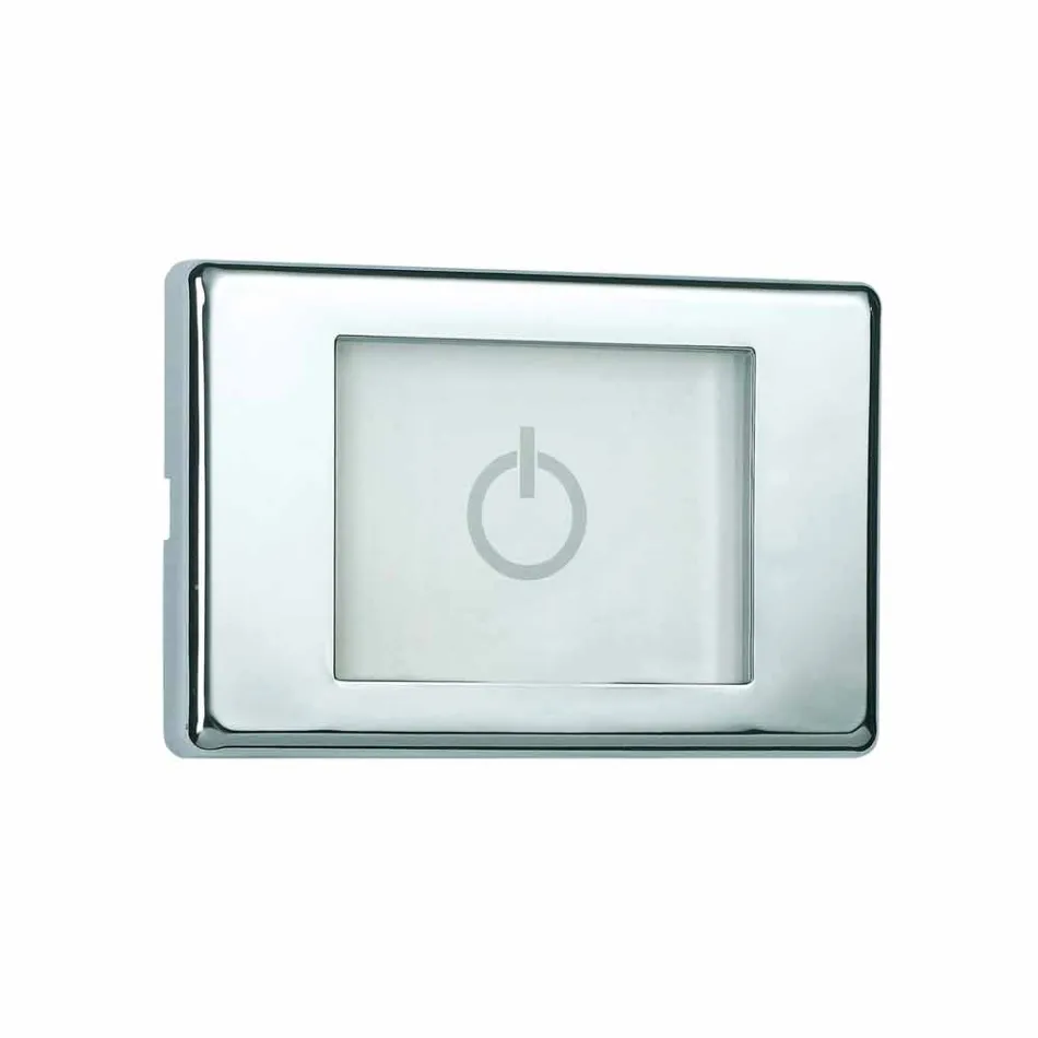 Dush drejtkëndëshe sipëror Bossini dush një avion me kromoterapi Viadurini