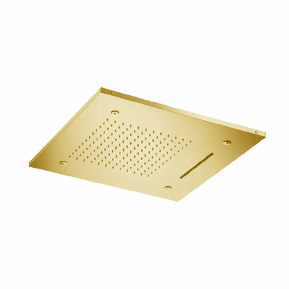 Kreu dushi me tavan prej çeliku inox me 3 avionë prodhuar në Itali - Frido Viadurini