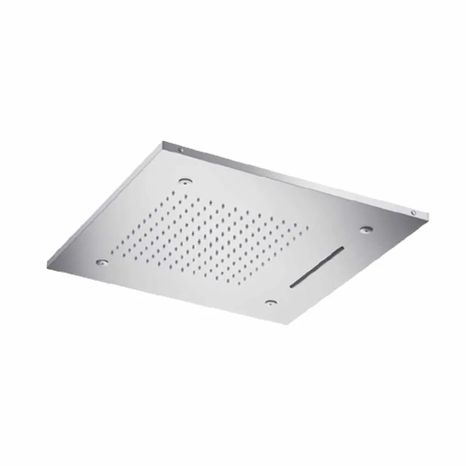 Kreu dushi me tavan prej çeliku inox me 3 avionë prodhuar në Itali - Frido Viadurini