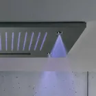 Koka dushi prej çeliku inox me kromoterapi e bërë në Itali - Zgjidhës Viadurini