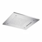 Koka dushi prej çeliku inox me kromoterapi e bërë në Itali - Zgjidhës Viadurini