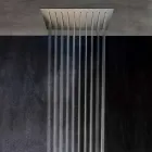 Kreu dushi me tavan katror në çelik i prodhuar në Itali - Amidoni Viadurini