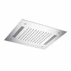 Kreu dushi katror në çelik të pandryshkshëm me kromoterapi të prodhuar në Itali - Bilbo Viadurini