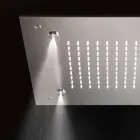 Kreu dushi me çelik inox katror me nebulizues të prodhuar në Itali - Selmo Viadurini