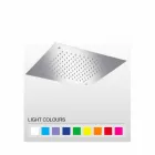 Kreu dushi me një avion katror në çelik inox i prodhuar në Itali - Avion Viadurini