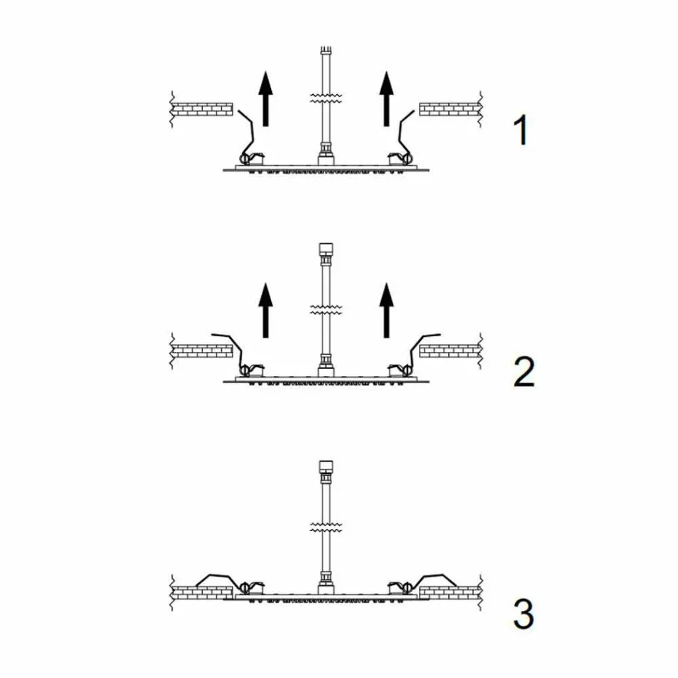 Kreu dushi i rrumbullakët në çelik modern i prodhuar në Itali - Damian Viadurini
