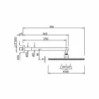 Koka e rrumbullakët dushi në çelik inox dhe tunxh prodhuar në Itali - Aurelio Viadurini