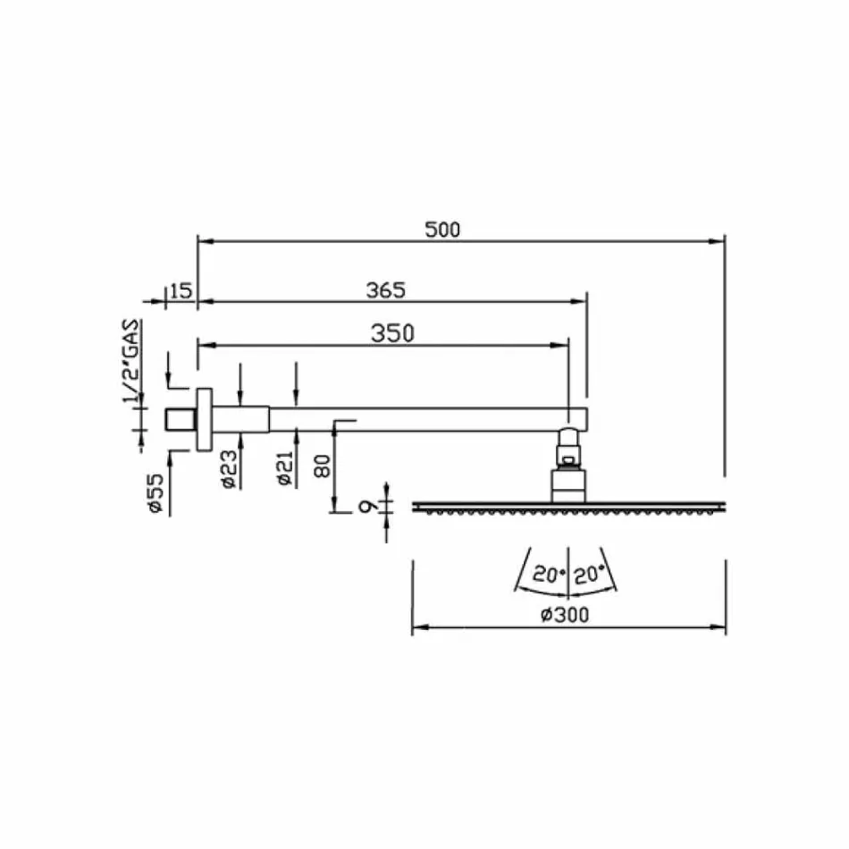 Koka e rrumbullakët dushi në çelik inox dhe tunxh prodhuar në Itali - Aurelio Viadurini