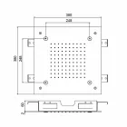 Koka e çelikut me avion shiu dhe nebulizues të prodhuar në Itali - Selmo Viadurini