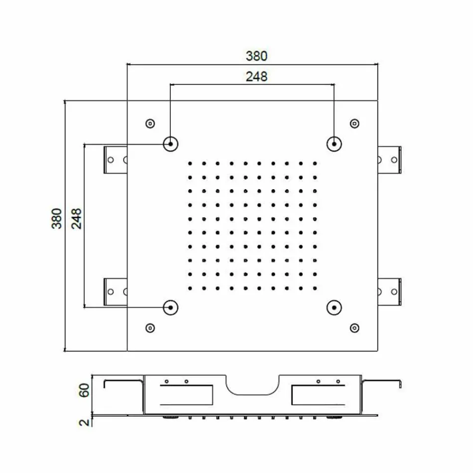 Koka e çelikut me avion shiu dhe nebulizues të prodhuar në Itali - Selmo Viadurini