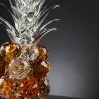 Ornament dekorativ kristal në formë ananasi prodhuar në Itali - ananas Viadurini