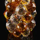 Ornament dekorativ kristal në formë ananasi prodhuar në Itali - ananas Viadurini