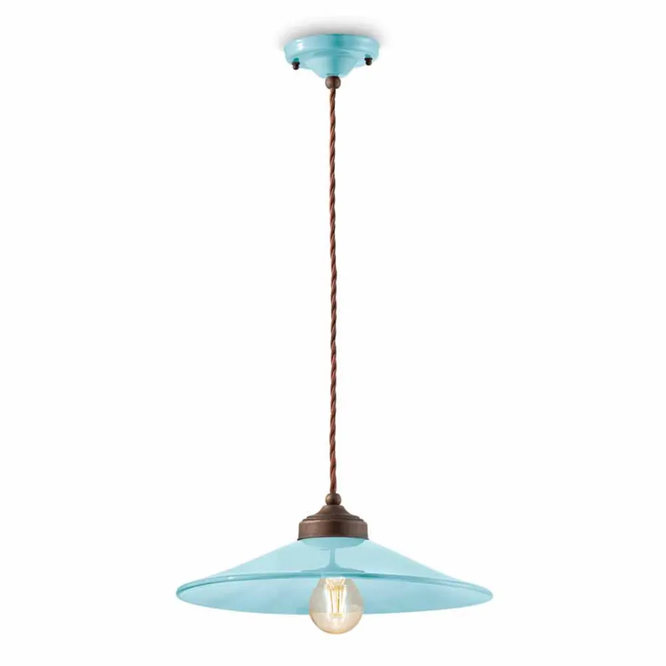 pezullim me ngjyra qeramike dhe bronzi antik Maya Ferroluce Viadurini