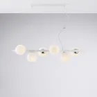 Llambë Varëse Hekuri e Llakuar e Prodhuar në Itali për Dekorim të Brendshëm - Berlin Viadurini