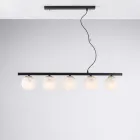 Llambë Varëse Hekuri e Llakuar e Prodhuar në Itali për Dekorim të Brendshëm - Berlin Viadurini