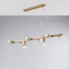 Llambë Varëse Hekuri e Llakuar e Prodhuar në Itali për Dekor të Brendshëm - Verona Viadurini