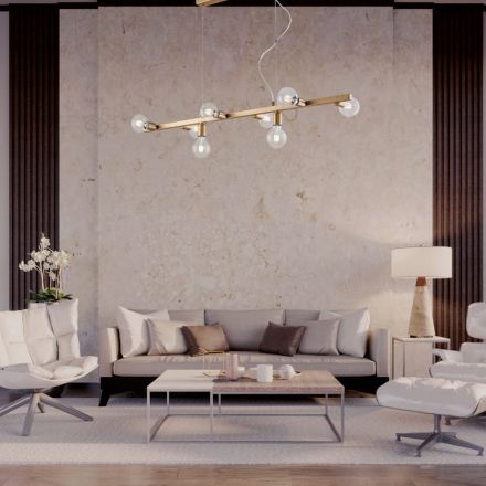 Llambë Varëse Hekuri e Llakuar e Prodhuar në Itali për Dekor të Brendshëm - Verona Viadurini