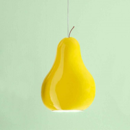 Pezullimi qeramik modern i formës së dardhës - Frutat Aldo Bernardi Viadurini