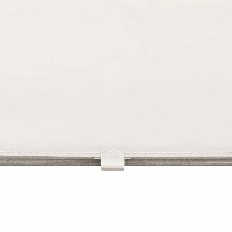 Tavolina e Tavolinës së Dizajnit në Lëkurë të Rigjeneruar me Hapje të Prodhuar në Itali - Aristotel Viadurini