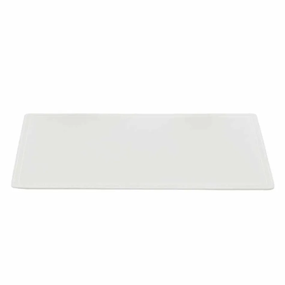 Tavolinë prej lëkure të rigjeneruar me stilolaps ndalese të bërë në Itali - Ascanio Viadurini