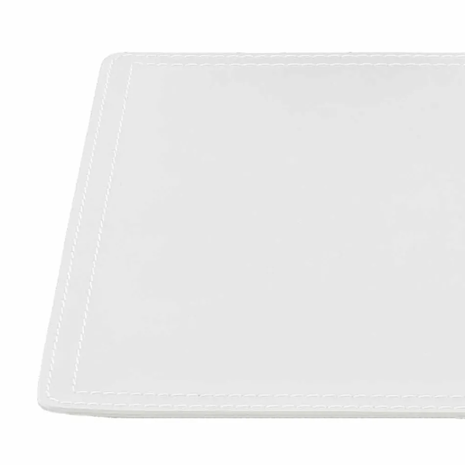 Tavolinë prej lëkure të rigjeneruar me stilolaps ndalese të bërë në Itali - Ascanio Viadurini