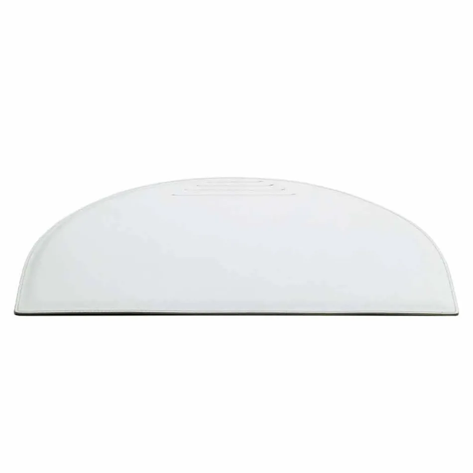 Tavolina prej lëkure e rigjeneruar me qepje me pen Stop, e bërë në Itali - Medea Viadurini